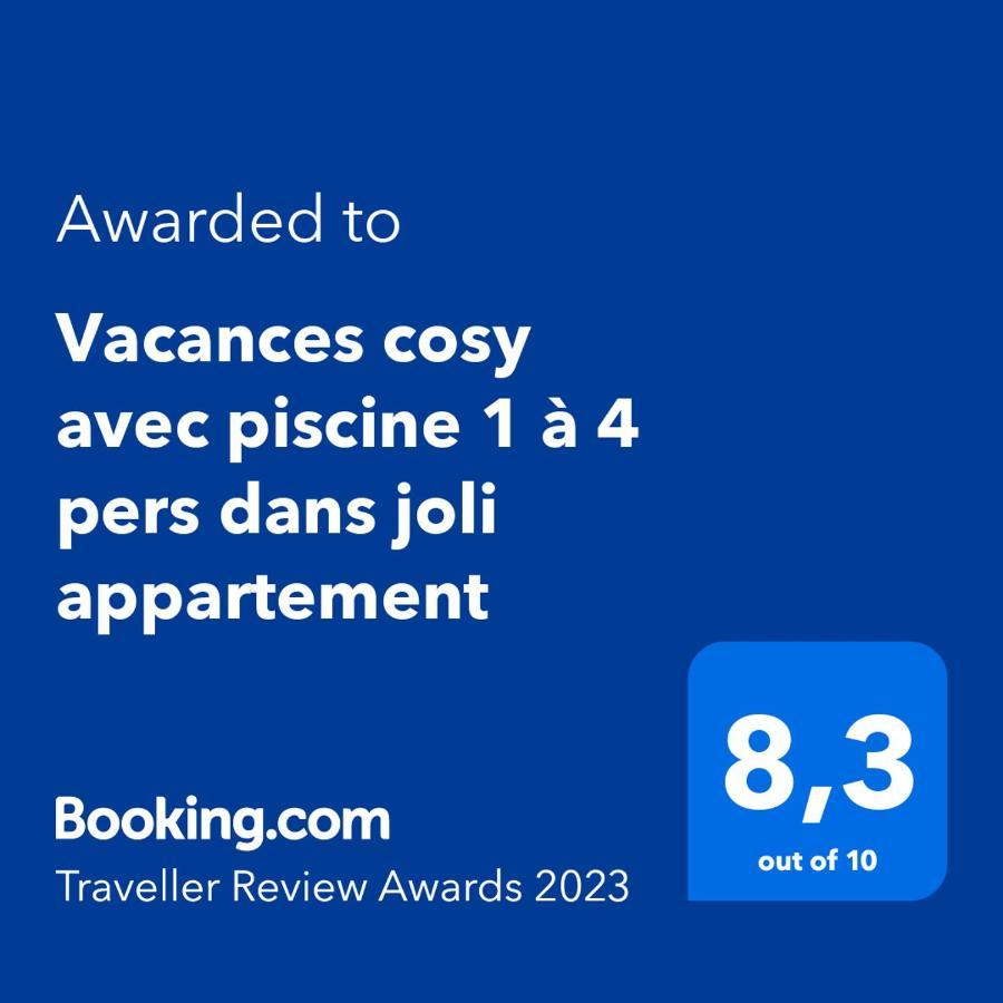 Vacances Avec Piscine Et Entree Autonome Dans Jolie Appartement Jusqu'A 4 Personnes Сериньян Екстер'єр фото